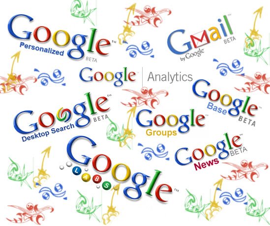 Diffrents logo des services Google