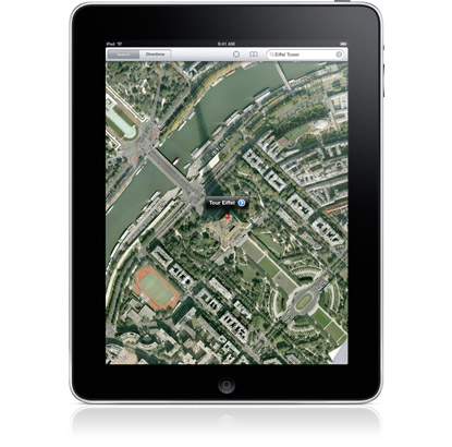 iPad maps